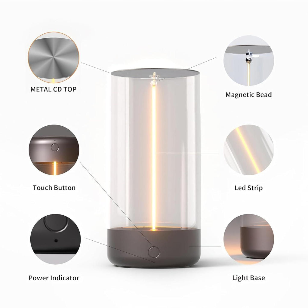 Magnetic lamp light